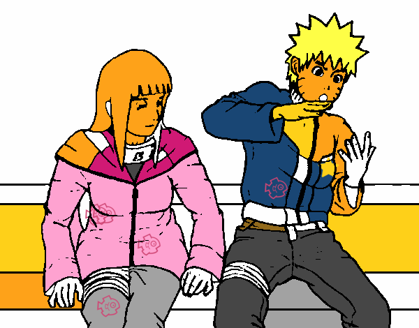 Hinata y Naruto