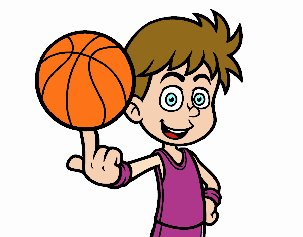 Jugador de baloncesto junior