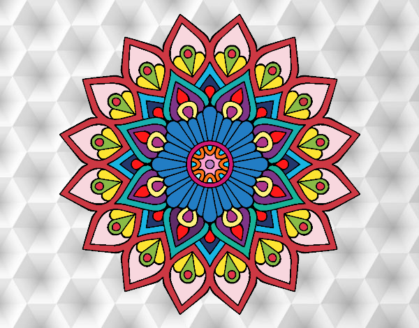 Mandala destello creciente