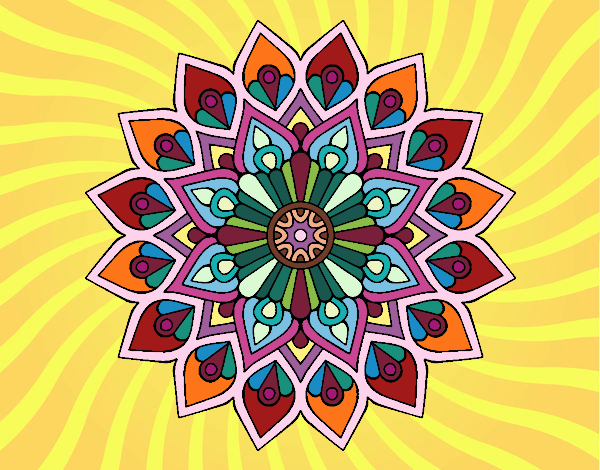 Mandala destello creciente