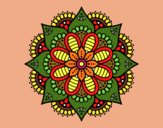 Mandala flor de primavera