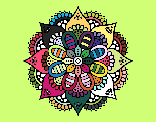 Mandala flor de primavera