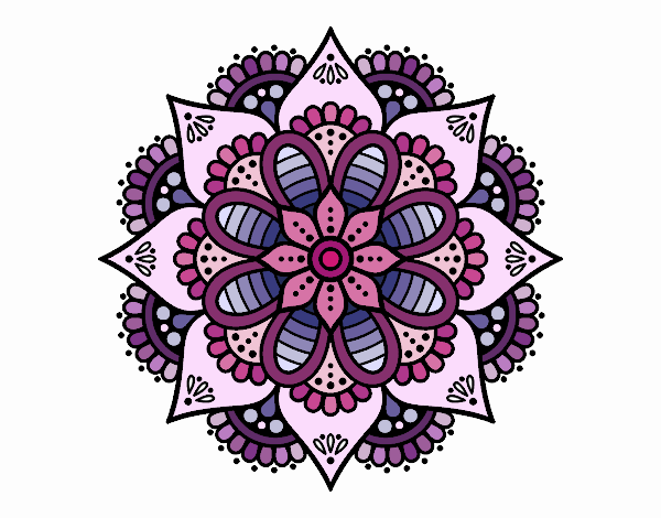 Mandala flor de primavera