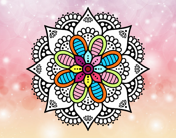 Mandala flor de primavera