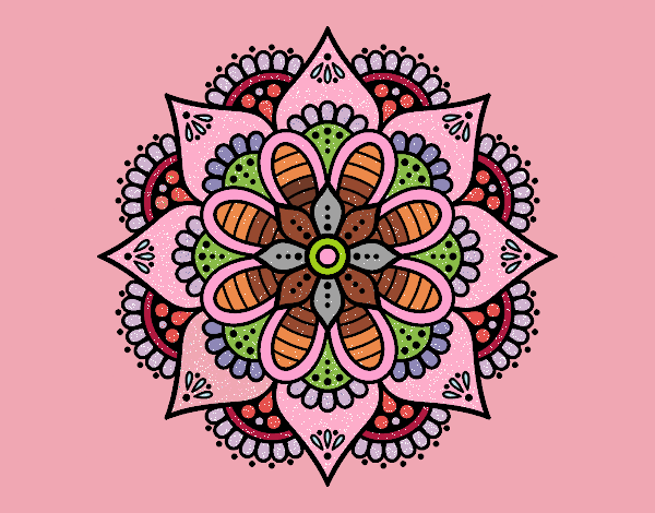 Mandala flor de primavera