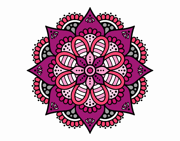 Mandala flor de primavera