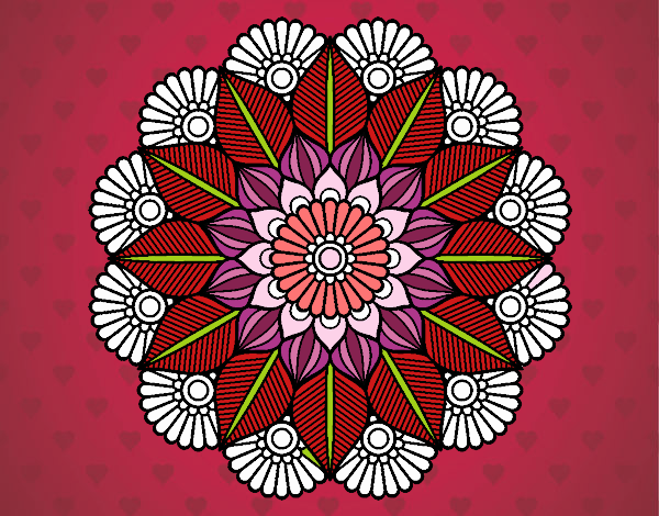 Mandala jardín vegetal