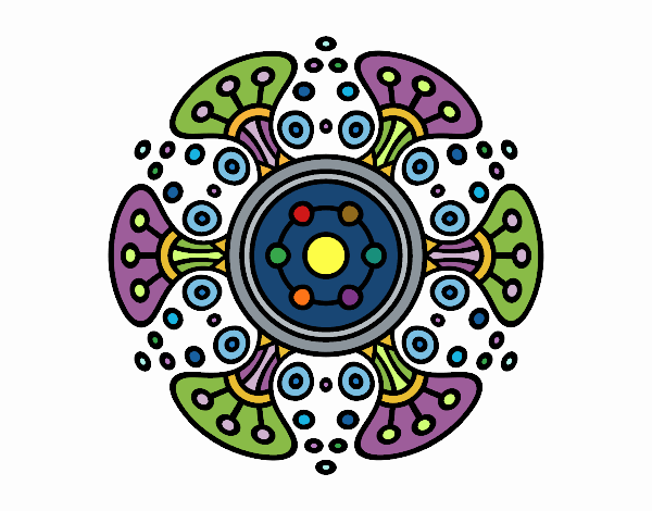 Mandala mundo lejano