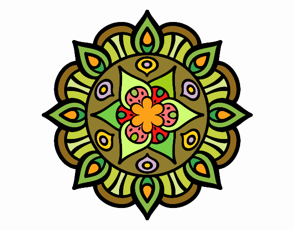 Mandala vida vegetal