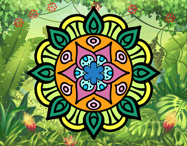 Mandala vida vegetal