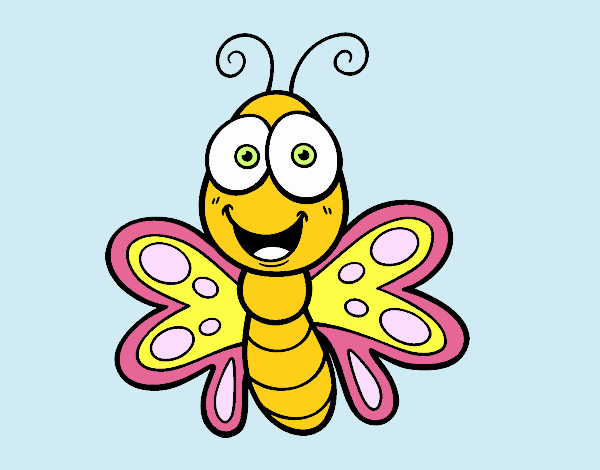 Mariposa sonriente