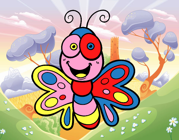 Mariposa sonriente