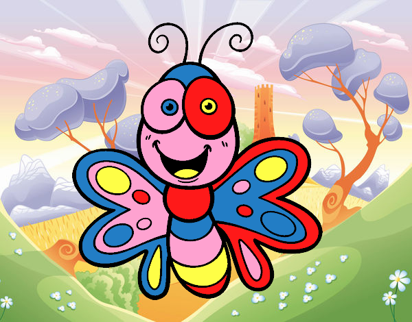 Mariposa sonriente