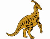 Parasaurolofus con rayas