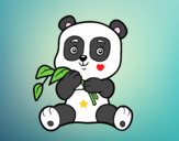 Un oso panda