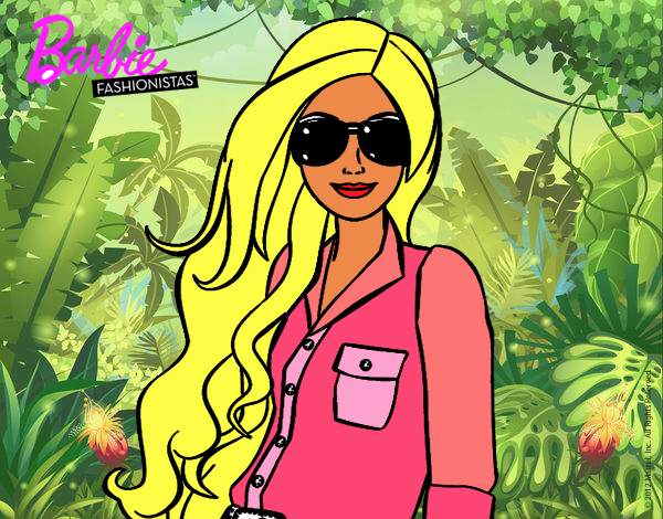 Barbie con gafas de sol