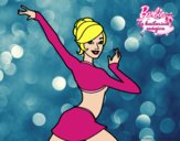 Barbie en postura de ballet