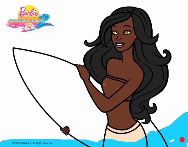 Barbie va a surfear