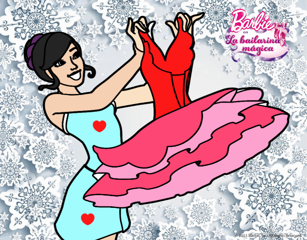 Barbie y su vestido de ballet