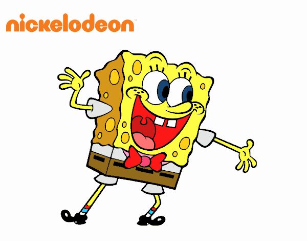 Bob Esponja saludando