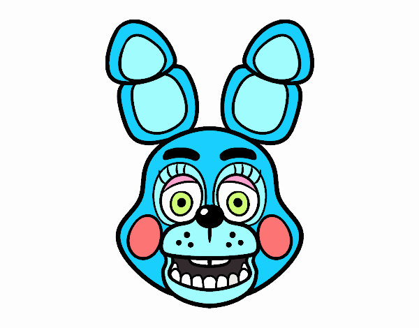 Cara de Toy Bonnie de Five Nights at Freddy's