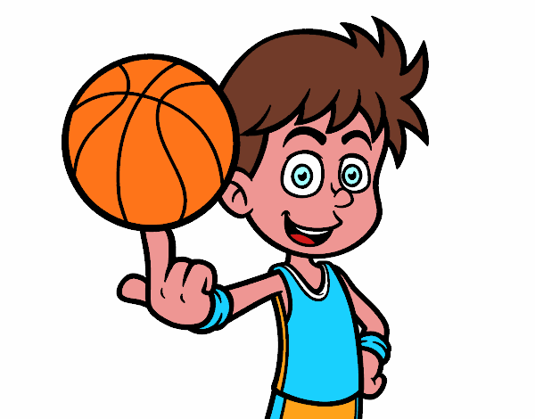 Jugador de baloncesto junior