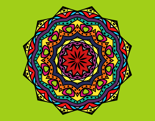 Mandala con estratos