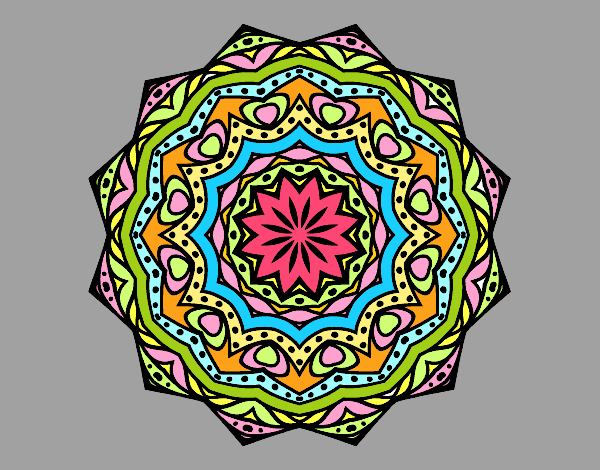 Mandala con estratos