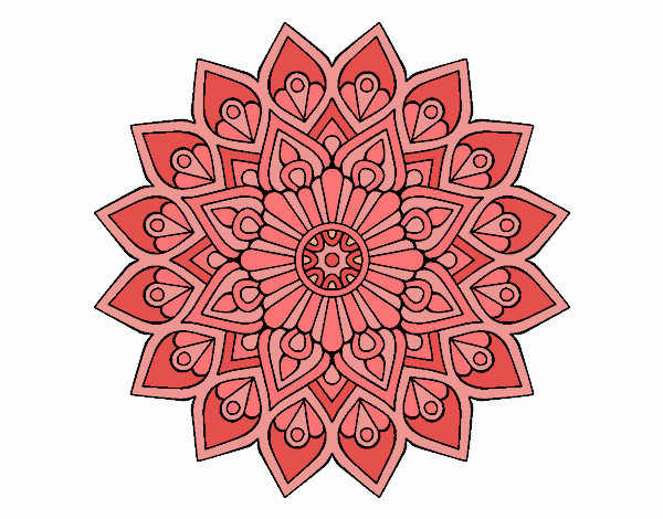 Mandala destello creciente