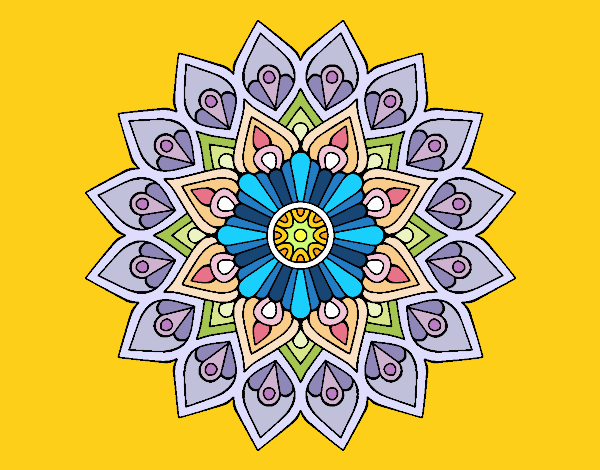 Mandala destello creciente