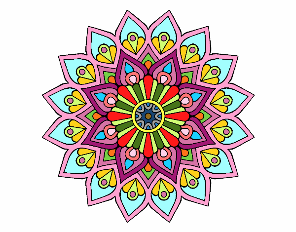 Mandala destello creciente