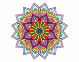 Mandala destello creciente