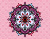 Mandala destello floral