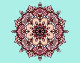 Mandala destello floral