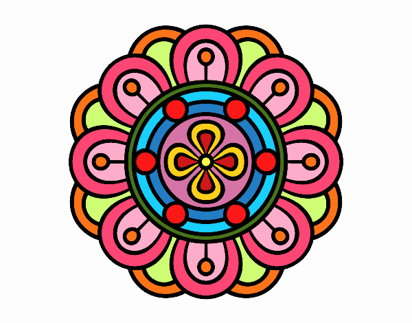 Mandala flor creativa