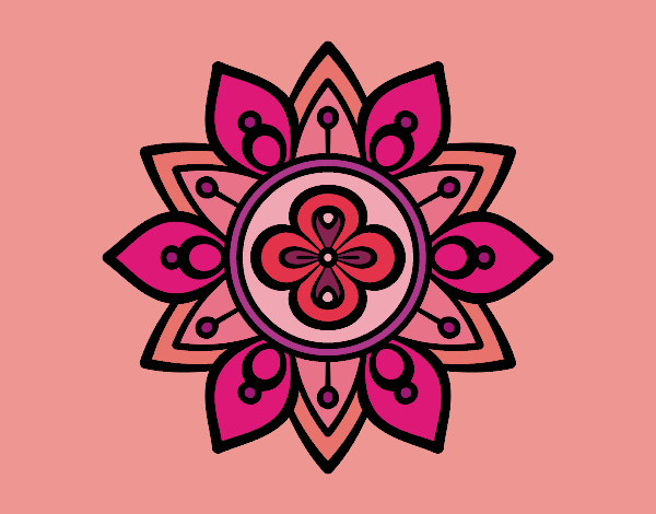 Mandala flor de loto