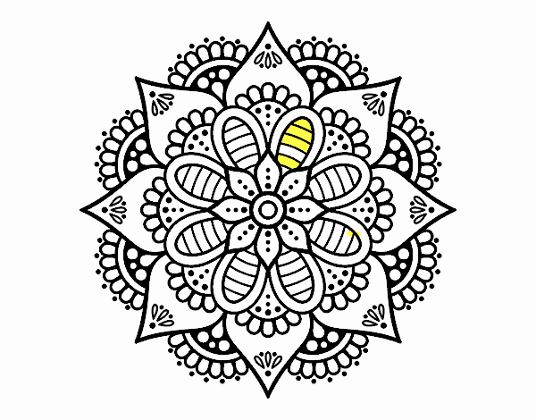 Mandala flor de primavera