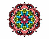 Mandala flor de primavera