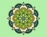 Mandala flor de primavera