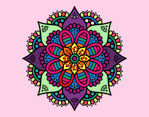 Mandala flor de primavera