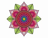 Mandala flor estelar