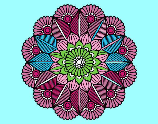 Mandala jardín vegetal