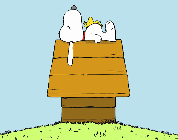 Snoopy durmiendo