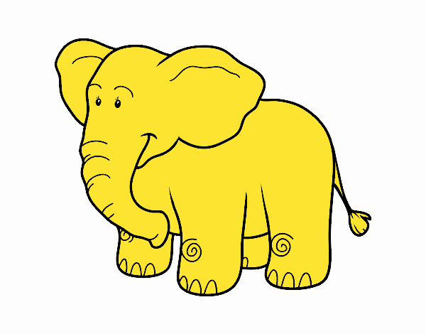 elefante amarillo