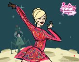 Barbie en postura de ballet