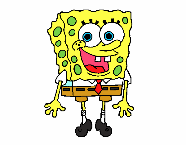 Bob Esponja alegre