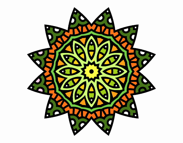 Mandala estrella