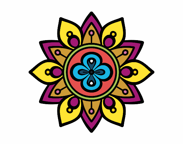 Mandala flor de loto