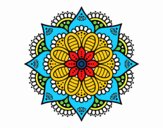 Mandala flor de primavera