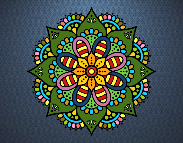 Mandala flor de primavera